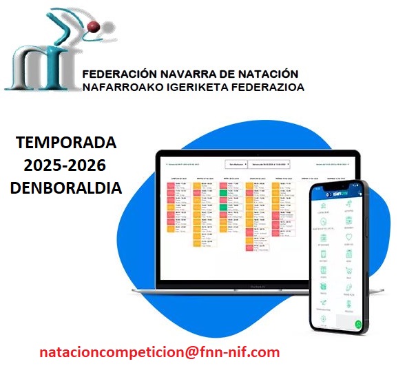 GESTIÓN DE NATACIÓN DE COMPETICIÓN TEMPORADA 2025-2025 - FNN-NIF.
